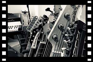 Guitars on the rack