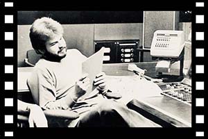 Martin in studio in the seventies